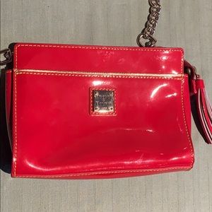 Dooney & Bourke Crossbody Bag Red Patent Leather